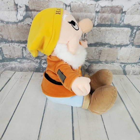 Disney Store 9" Happy Dwarf Plush Bean Bag Bottom - Picture 4 of 13